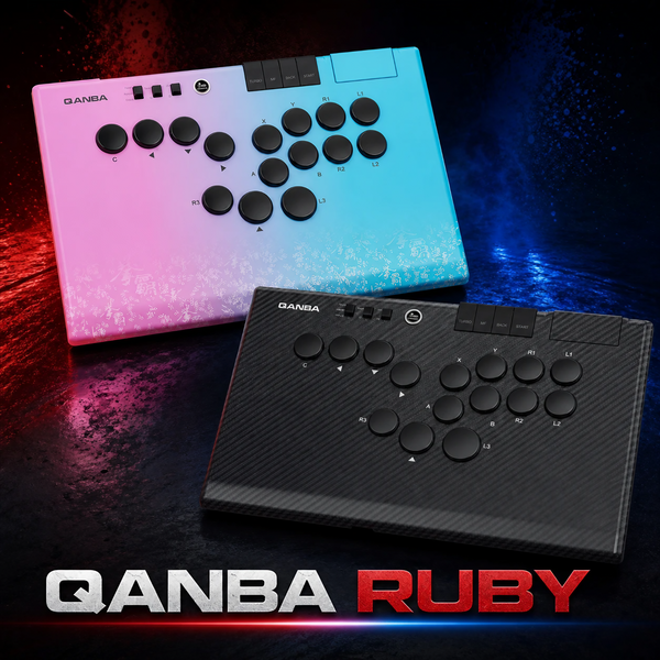 アケコン レバーレス ゲームパッド 通販ショップ ゲームコントローラー専門店 CIELOGAMES レバーレス Qanba Ruby Arcade Controller