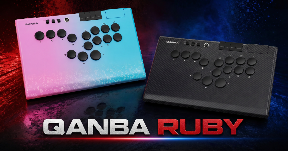 レバーレス QANBA Ruby Arcade Controller R1 Qanba Ruby Arcade Controller | レバーレスコントローラー – CIELOGAMES