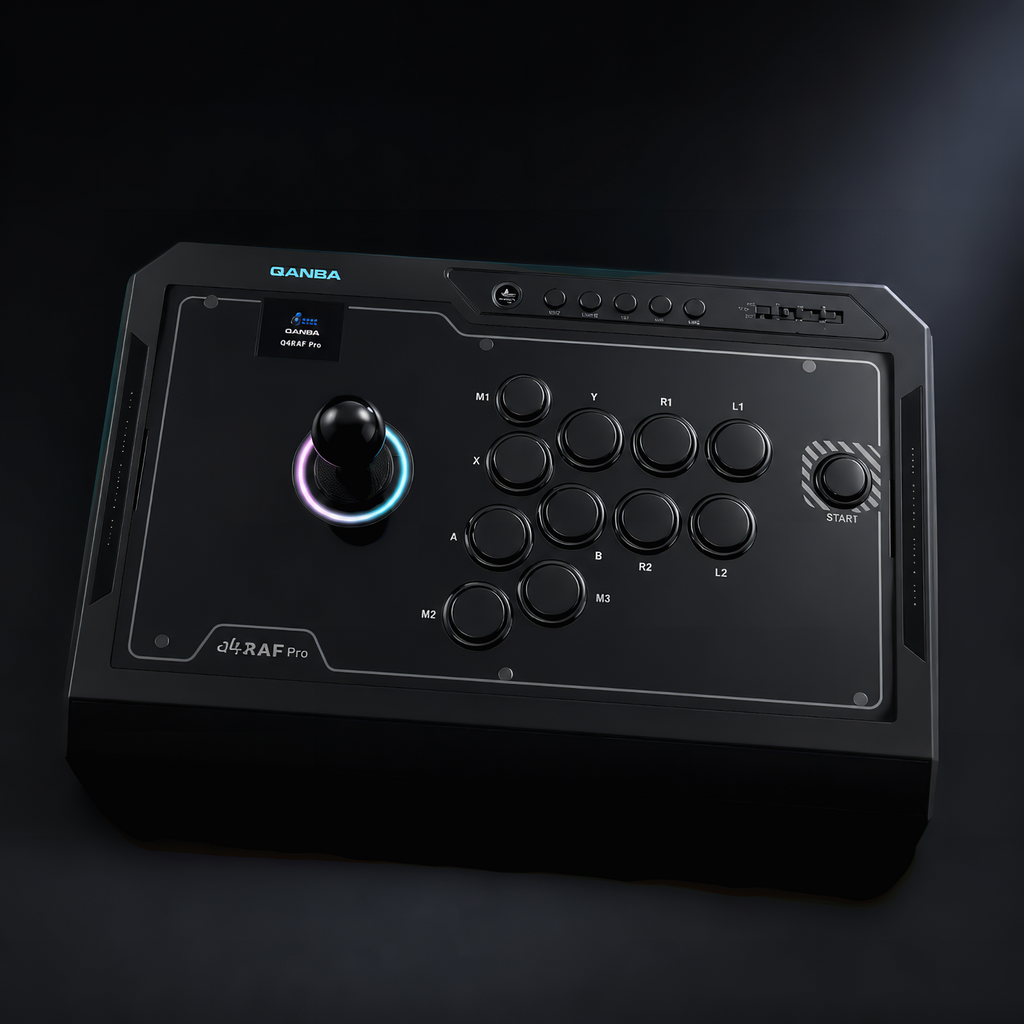 アケコン レバーレス ゲームパッド 通販ショップ ゲームコントローラー専門店 CIELOGAMES アケコン Qanba Q4 RAF Pro Black