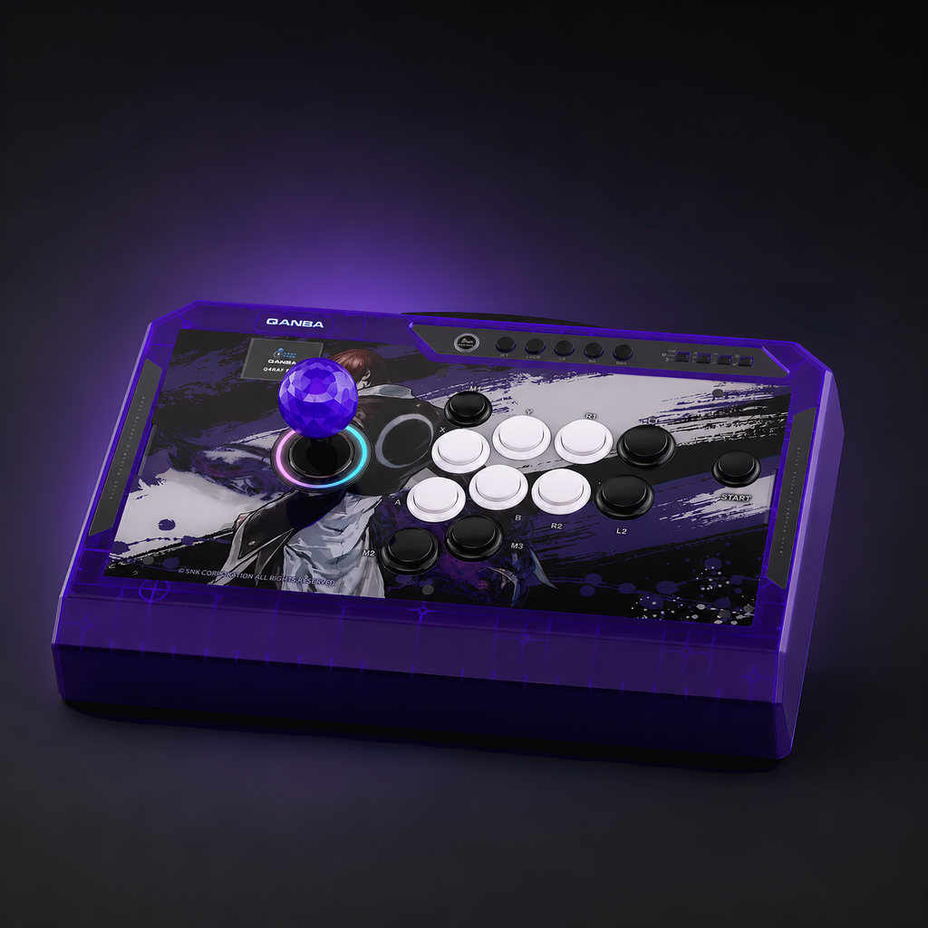 アケコン レバーレス ゲームパッド 通販ショップ ゲームコントローラー専門店 CIELOGAMES アケコン Qanba Q4 RAF Pro Purple