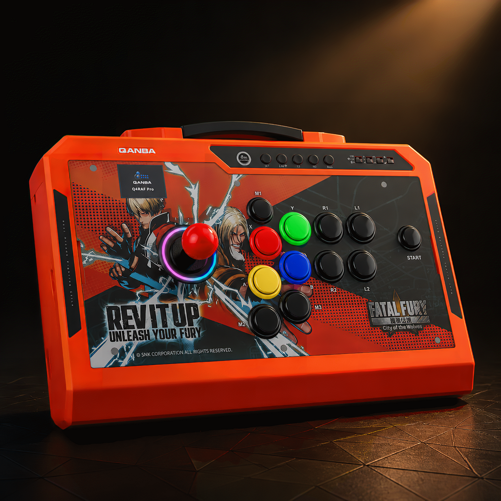 アケコン レバーレス ゲームパッド 通販ショップ ゲームコントローラー専門店 CIELOGAMES アケコン Qanba Q4 RAF Pro Orange