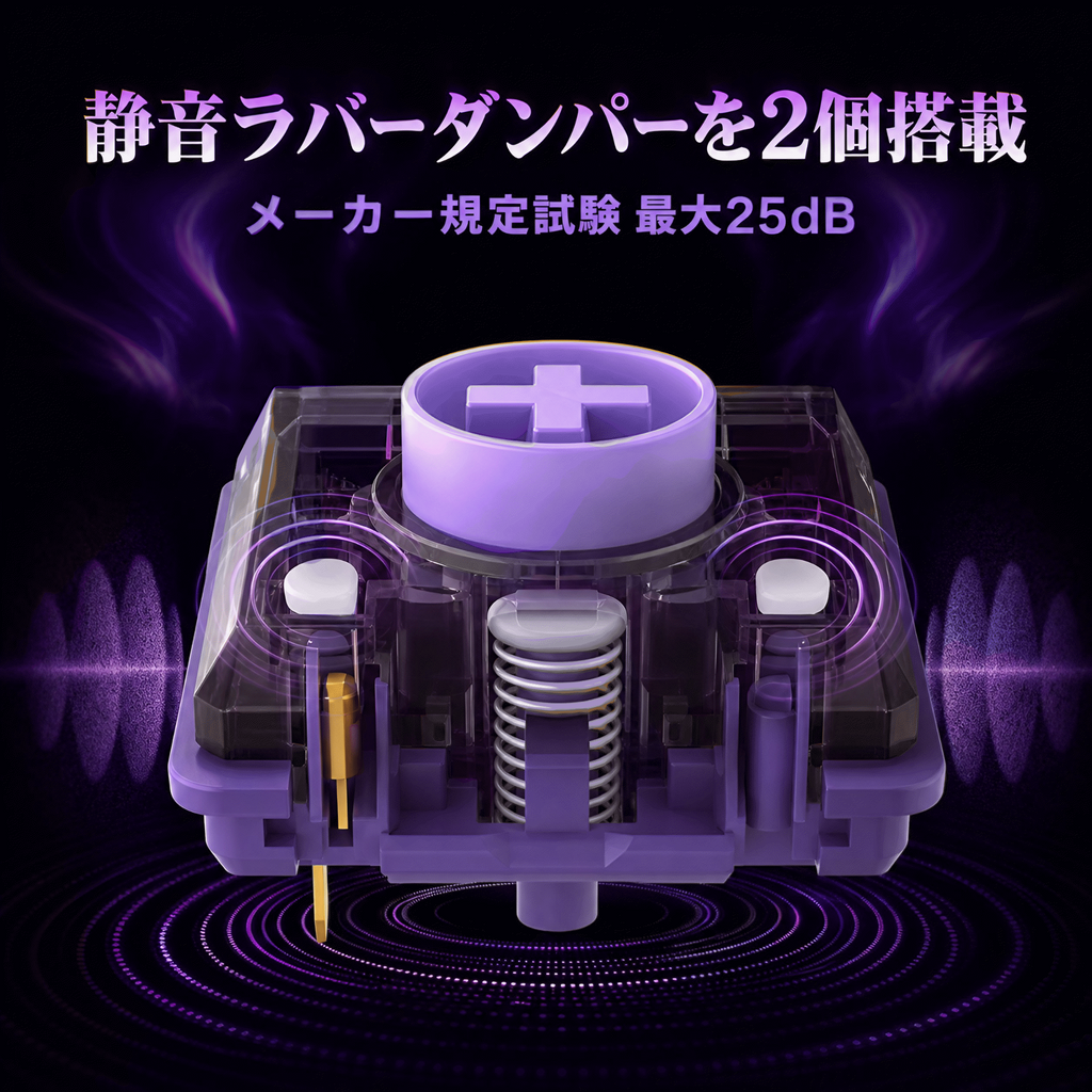 アケコン レバーレス ゲームパッド 通販ショップ ゲームコントローラー専門店 CIELOGAMES キースイッチ Kailh Purple Iris